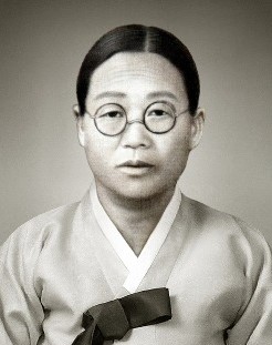문준경 전도사(좌측)